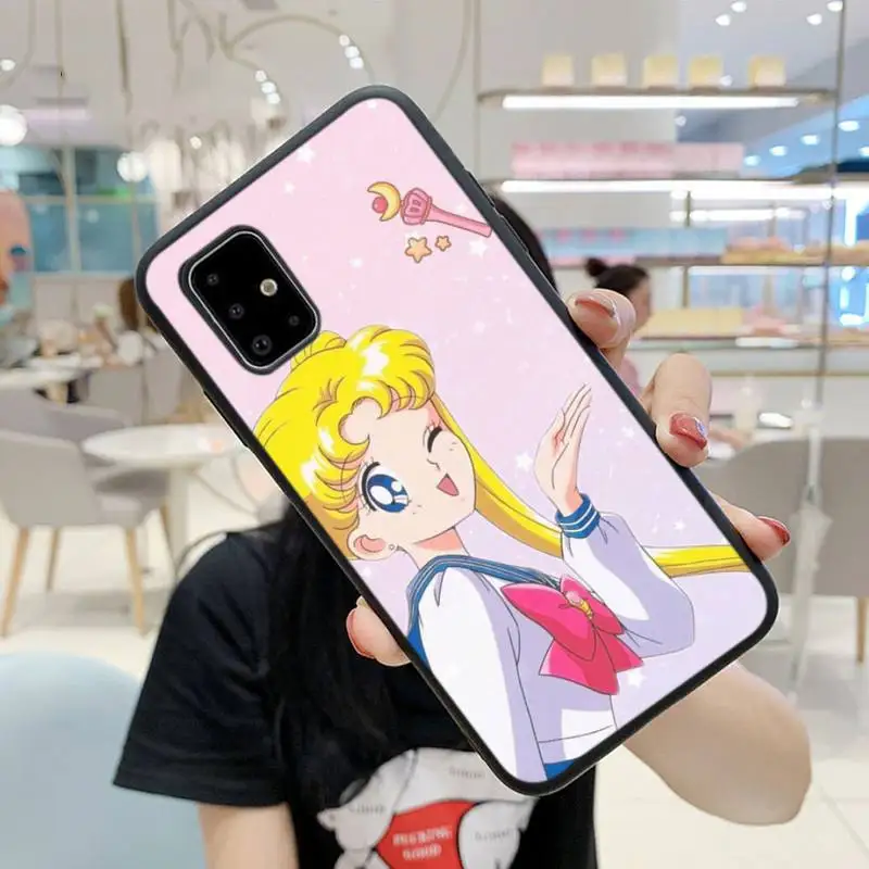 

Sailor Moon Soft Cover Phone Case For Samsung S9 10 20Plus Note 7 8 9 10 10plus Pro J8 M30 31 A30s A71