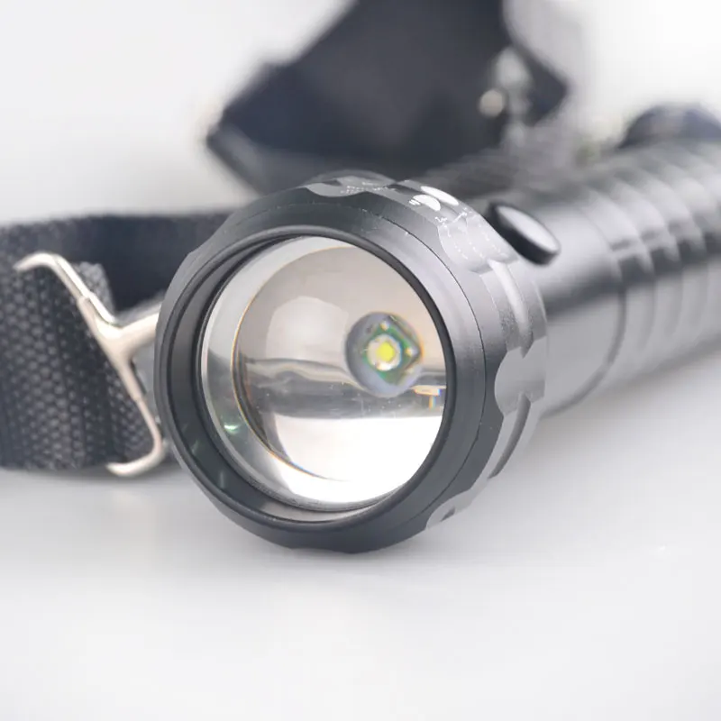 TopCom Heavy Duty большой полиции фонарь Q5 LED высокий мощный 3D Батарея металла Алюминий с случае Перезаряжаемые смены