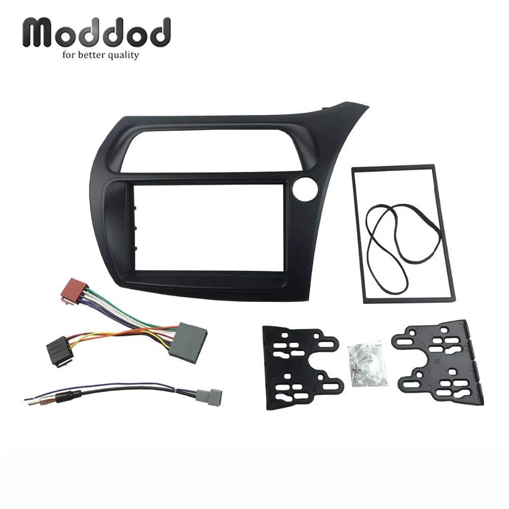 Двойная Din Fascia ДЛЯ Honda Civic RHD радио с проводным жгутом и антенной установка