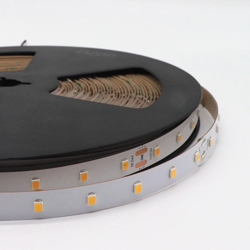 

Built-in Constant Current IC 2835 SMD LED Strip DC24V CRI90 60Leds/m High efficiendy Constant current Led Strip 30meter/roll