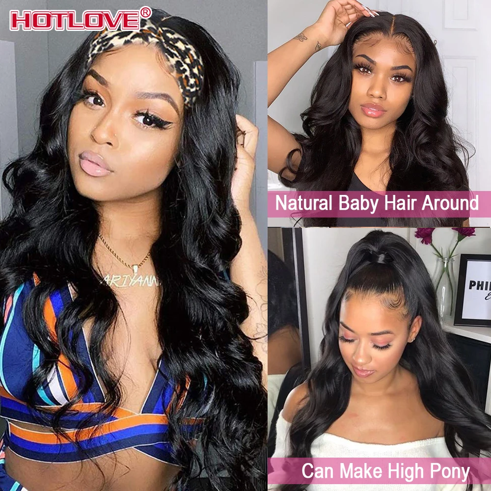 Бразильские волнистые человеческие волосы на шнурке 13x 4 парик с детскими