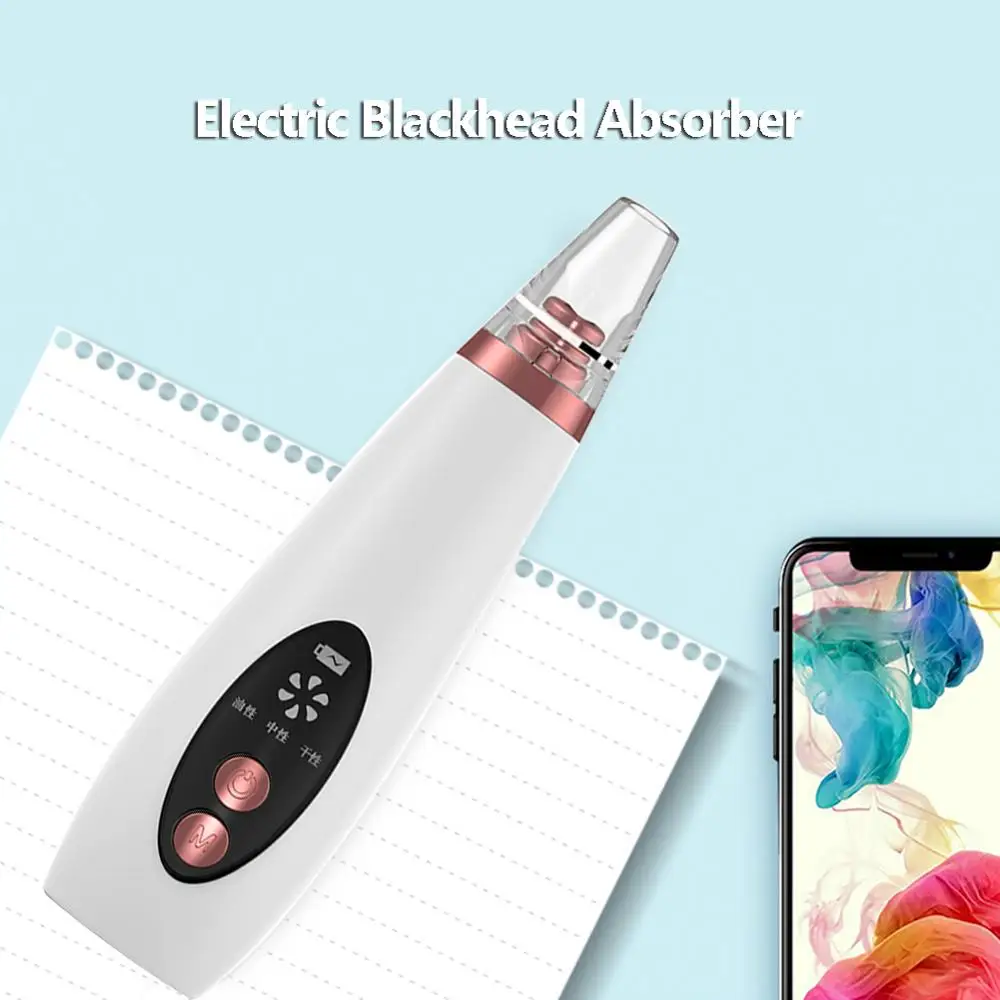 Устройство для удаления угрей 3 скорости вакуумное всасывание Удаление прыщей