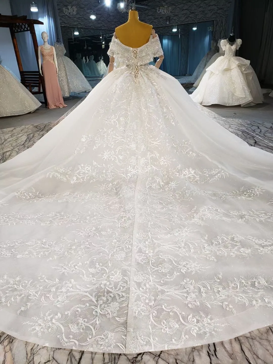 

Robe De Mariage Lace Rhinestone Plus Size Ball Gown Wedding Dresses 2021 Wedding Bridal Gowns Vestido De Novia