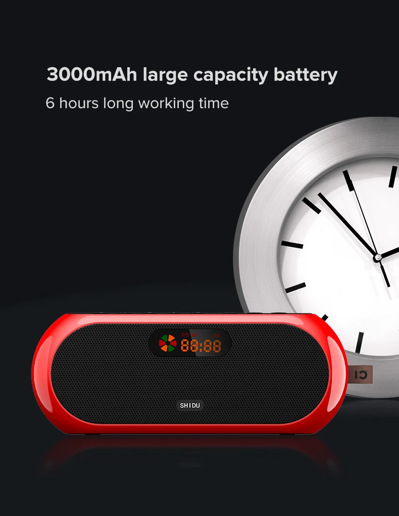 Радио портативный динамик FM беспроводные Bluetooth колонки Саундбар Спорт на