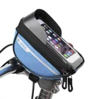 Сумка на руль велосипеда, для телефона, водонепроницаемая, с 7-дюймовым сенсорным экраном