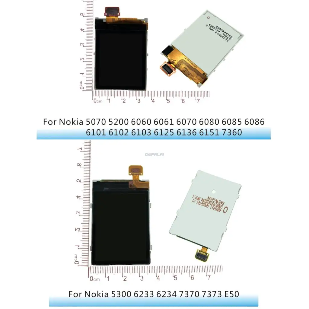 Запасной ЖК-дисплей для Nokia 5200 6060 5070 6070 6125 5300 6030 3100 2610 2600 6100 6108 3120 + отвертка