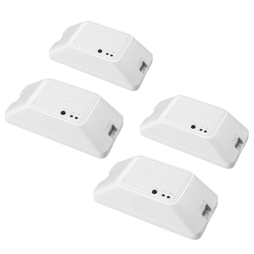 Умный вентилятор SONOFF iFan03 Wi Fi потолочный светильник контроллер 433 RF APP голосовое