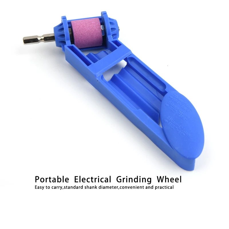 

Blue or Orange Corundum Grinding Wheel Bit Tool Portable Drill Bit Sharpener Twist Bit Sharpening Machine 2-12.5mm