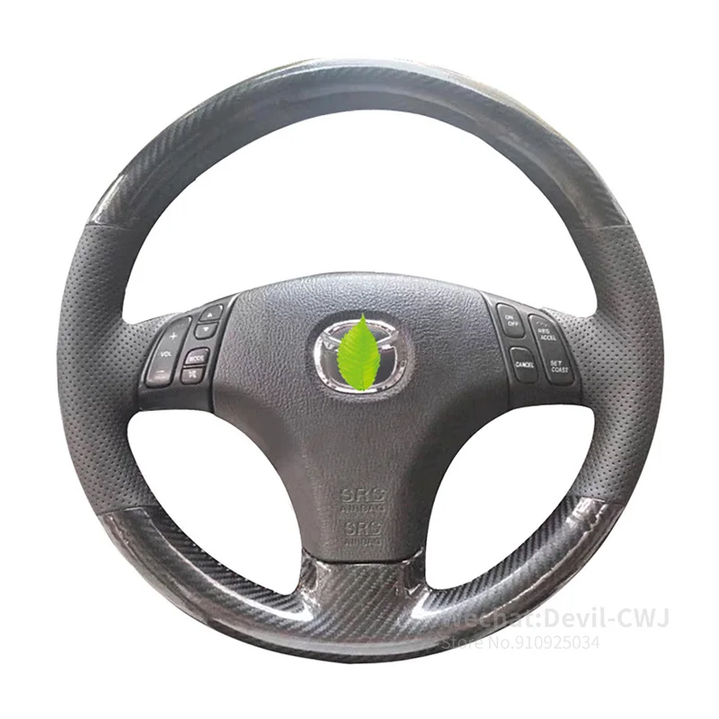 

Alcantara Leather Steering Wheel Cover For Mazda 6 Mazda 3 Atenza Axela Familia Premacy Pentium B70 Auto Parts Car Accessories