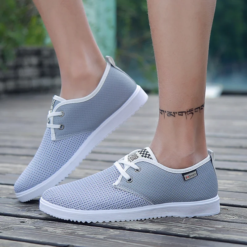 

Mesh shoes men's summer breathable mesh panel shoes summer mesh men's shoes Korean student sports men's casual cloth shoes