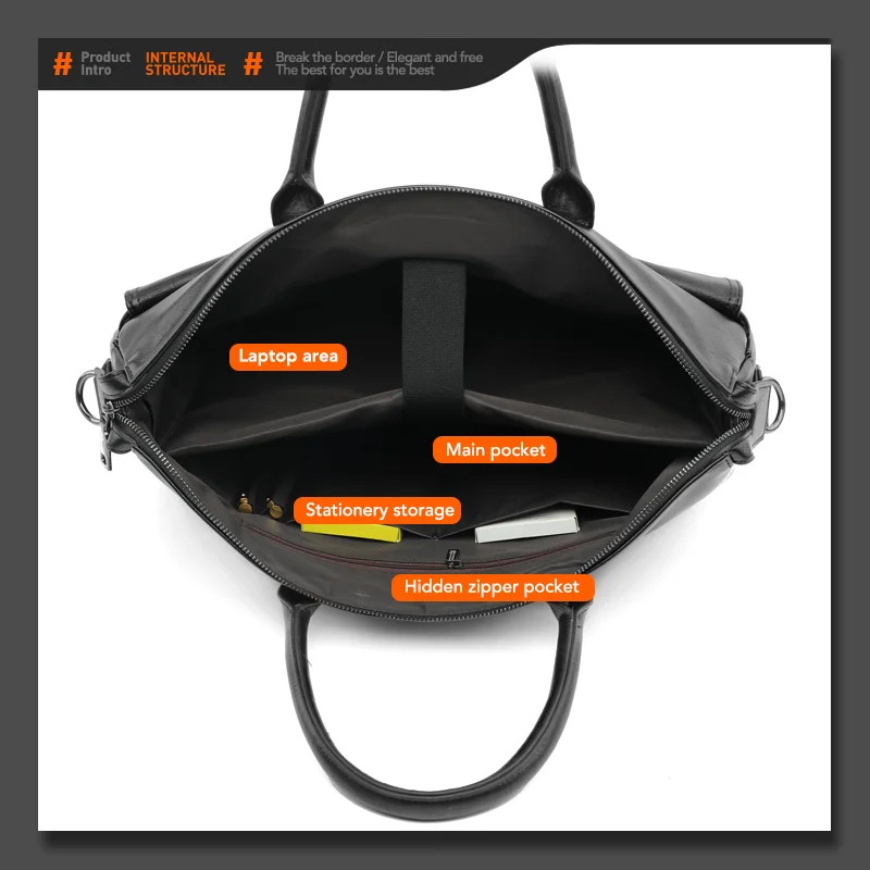 VICUNA POLO мужской портфель для 15 6 &quotноутбука известный бренд деловые сумки на плечо
