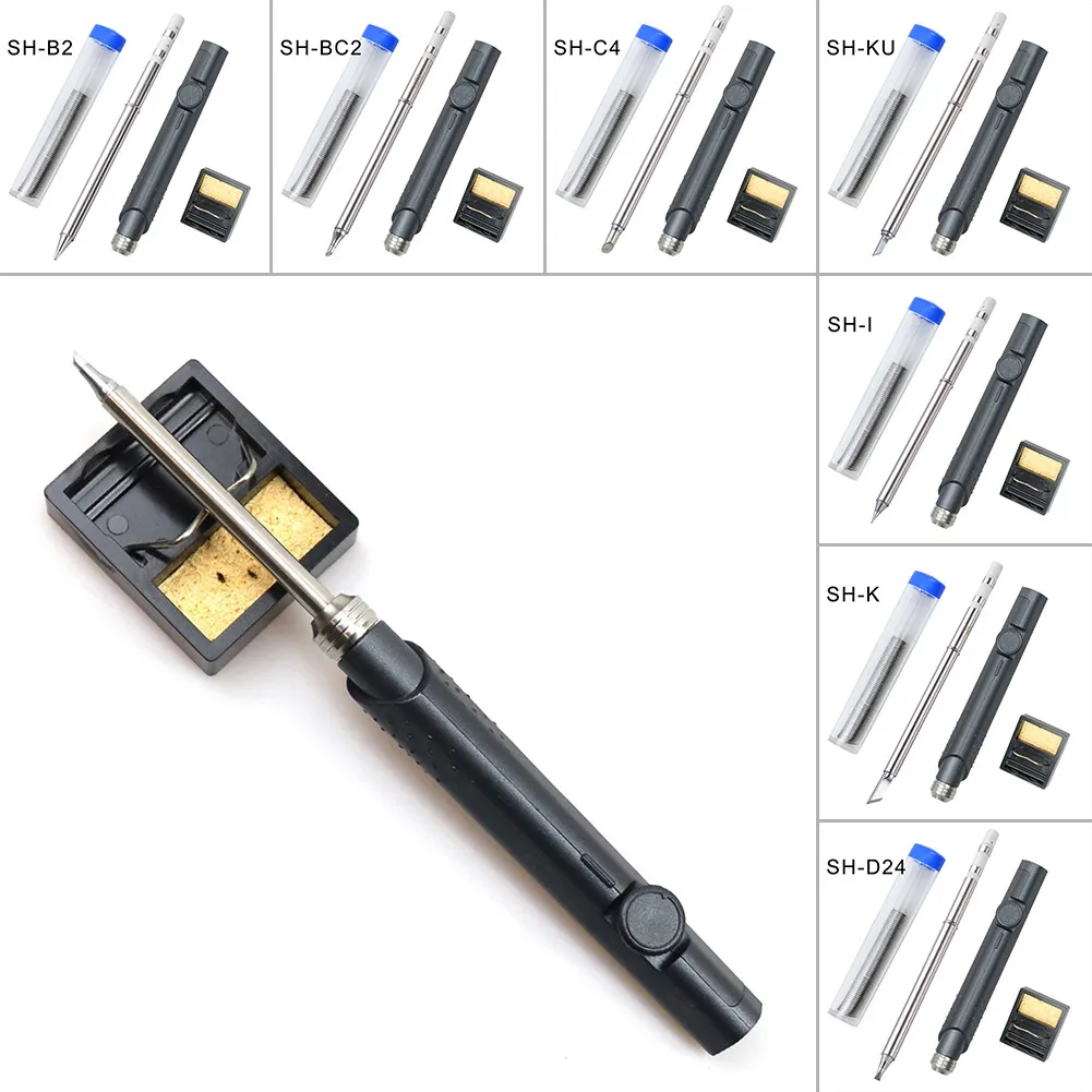

SH72 Soldering Iron65W Mini Electric Soldering Iron12-24V Adjustable Soldering Portable Mini Electric Soldering Iron
