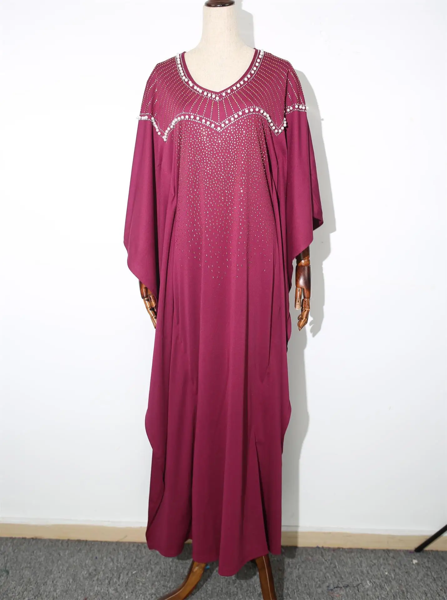 Dashiki Africa Clothing African Dresses For Women Bazin Broder Riche Sexy Slim Ruffle Long Sleeve Robe Evening Long Maxi Dress