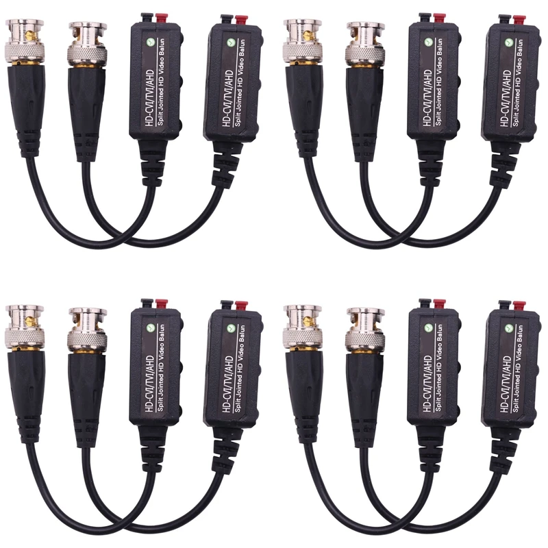 

4 пары, Пассивный видеопередатчик Bnc Hd-Cvi/Tvi/Ahd