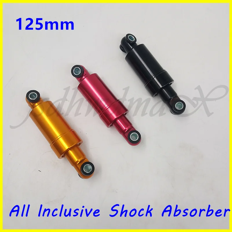 

Передние и задние колеса 125 мм, универсальный гидравлический амортизатор, все включено, противовибрационные аксессуары для электроскутера.