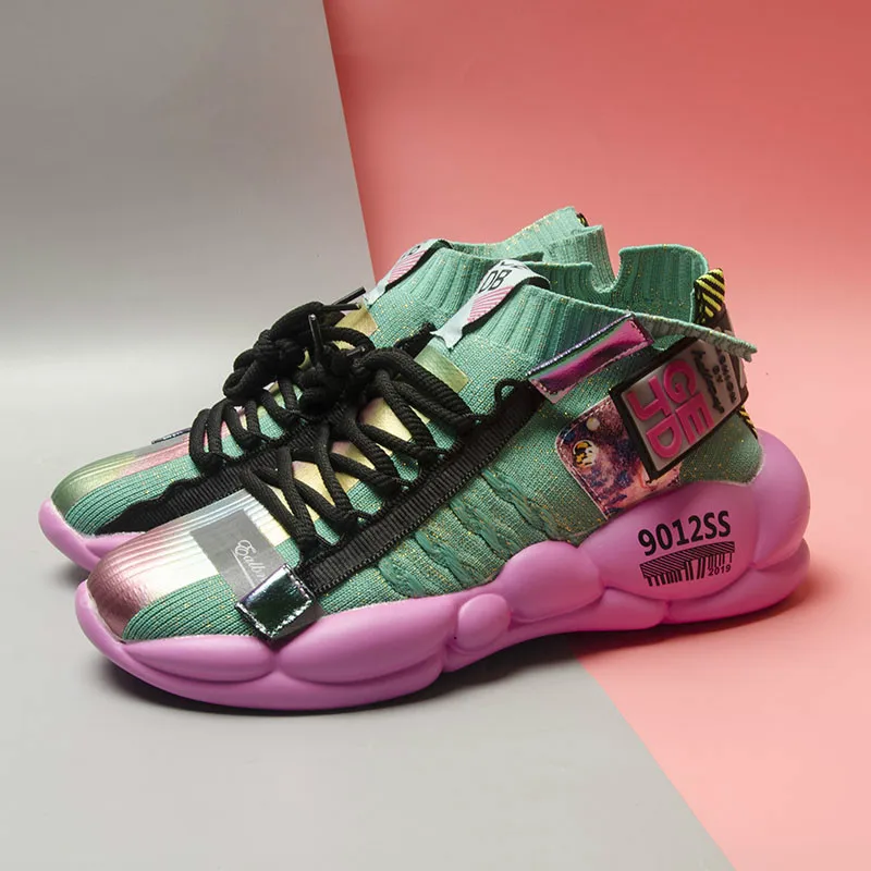 Koznoy без шнуровки Осень Новый громоздкий кроссовок женская обувь 2019 Весна