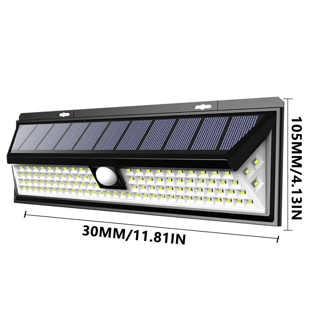 

118LED Solar Lamp Outdoor Garden Waterproof PIR Motion Sensor Light Energy Saving Street Garden Lamp