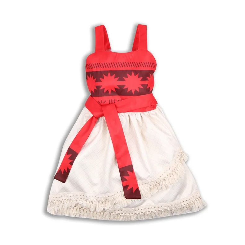 Лидер продаж 2019 платье принцессы Моана для маленьких девочек косплей костюм