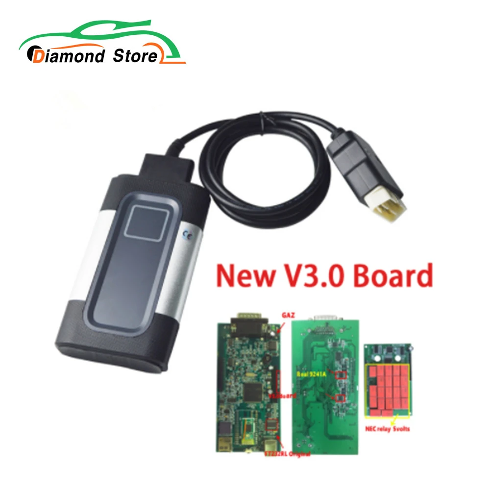 Новинка vdIJk pro Autocoms DS150E cdp V3.0 реле OBD2 автомобильный диагностический интерфейсный