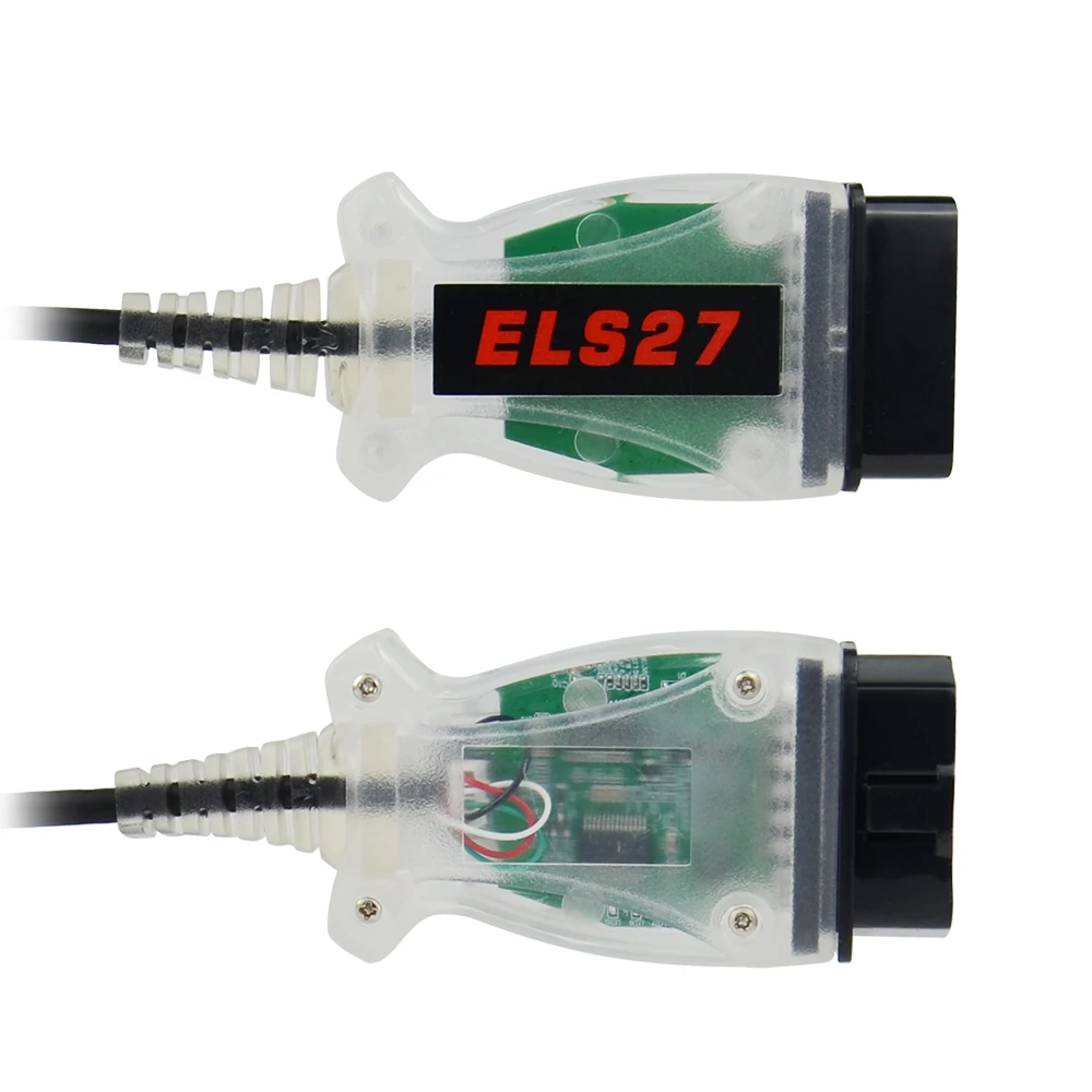 Адаптер диагностический ELS27 идентичный ELM327 и J2534 для разъема OBD2 с кабелем