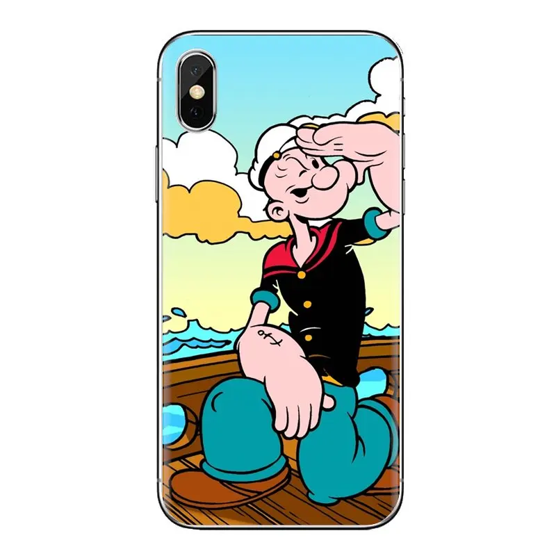 Popeye The Sailor Man Soft Transparent Bag Case For Xiaomi Mi3 Samsung A10 A30 A40 A50 A60 A70 Galaxy S2 Note 2 Grand Core Prime |