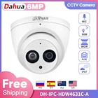 Dahua IPC-HDW4631C-A 6MP HD IP мини-камера POE Сетевая купольная Встроенный микрофон CCTV-камера видеонаблюдения IR 50M ночное видение IK10 2,8 мм объектив