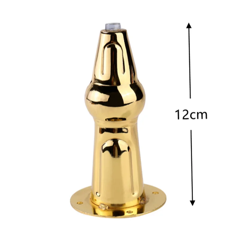 

2PCS Gourd-shaped Furniture Support Legs Iron Metal Bracket for Sofa Tables Chairs Cabinet Furniture Feets Hardware Accessories