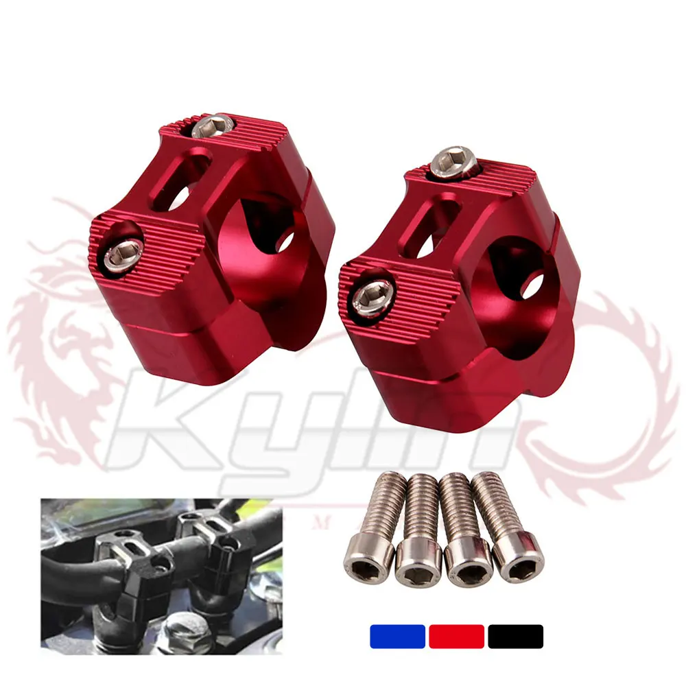 Алюминиевый держатель для Руля Мотоцикла с зажимом адаптер регулируемый