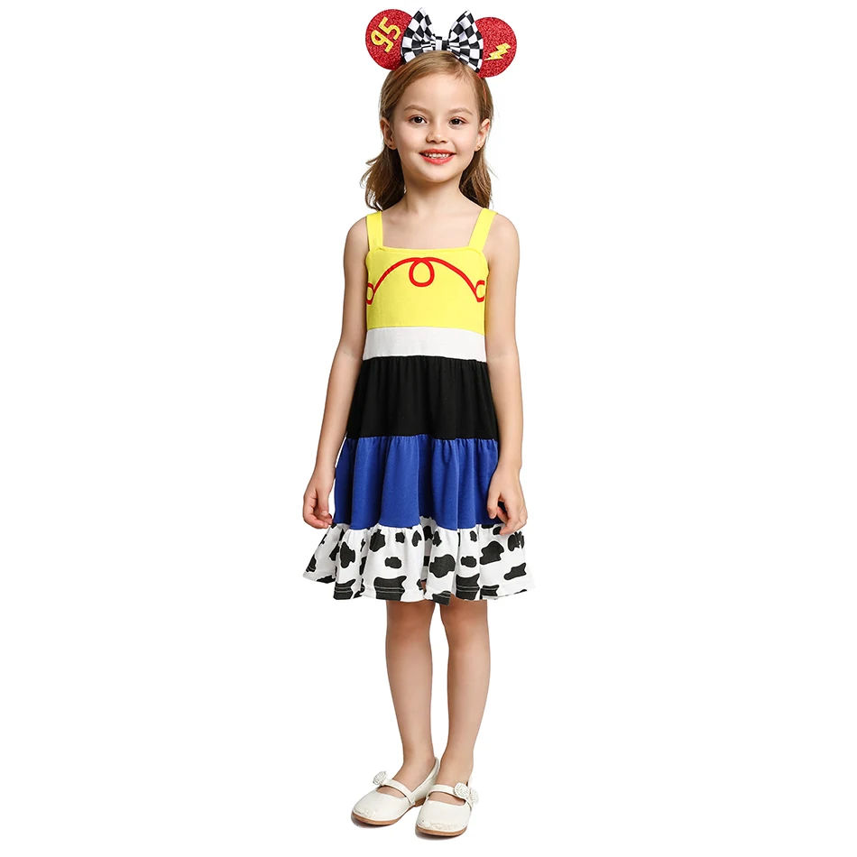 Girls Jessie Costume Dress Up Kids Baby Cosplay Princess Cowgirl Toy Story Woody Clothing Set | Детская одежда и обувь