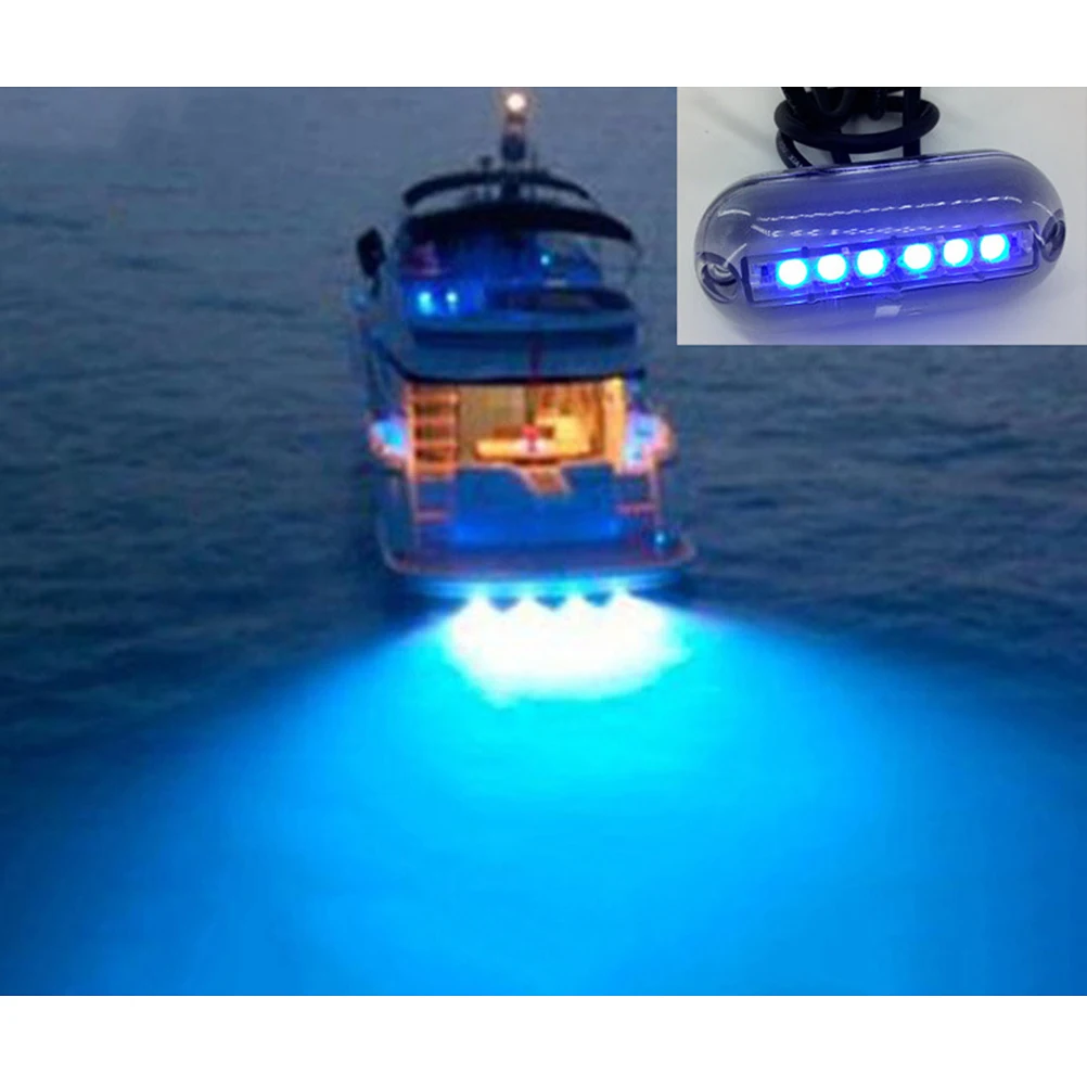 12 В водонепроницаемый Светодиодный светильник для подводного плавания морской