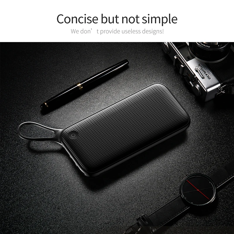 Baseus 20000 мАч портативное зарядное устройство с двумя usb портами для быстрой