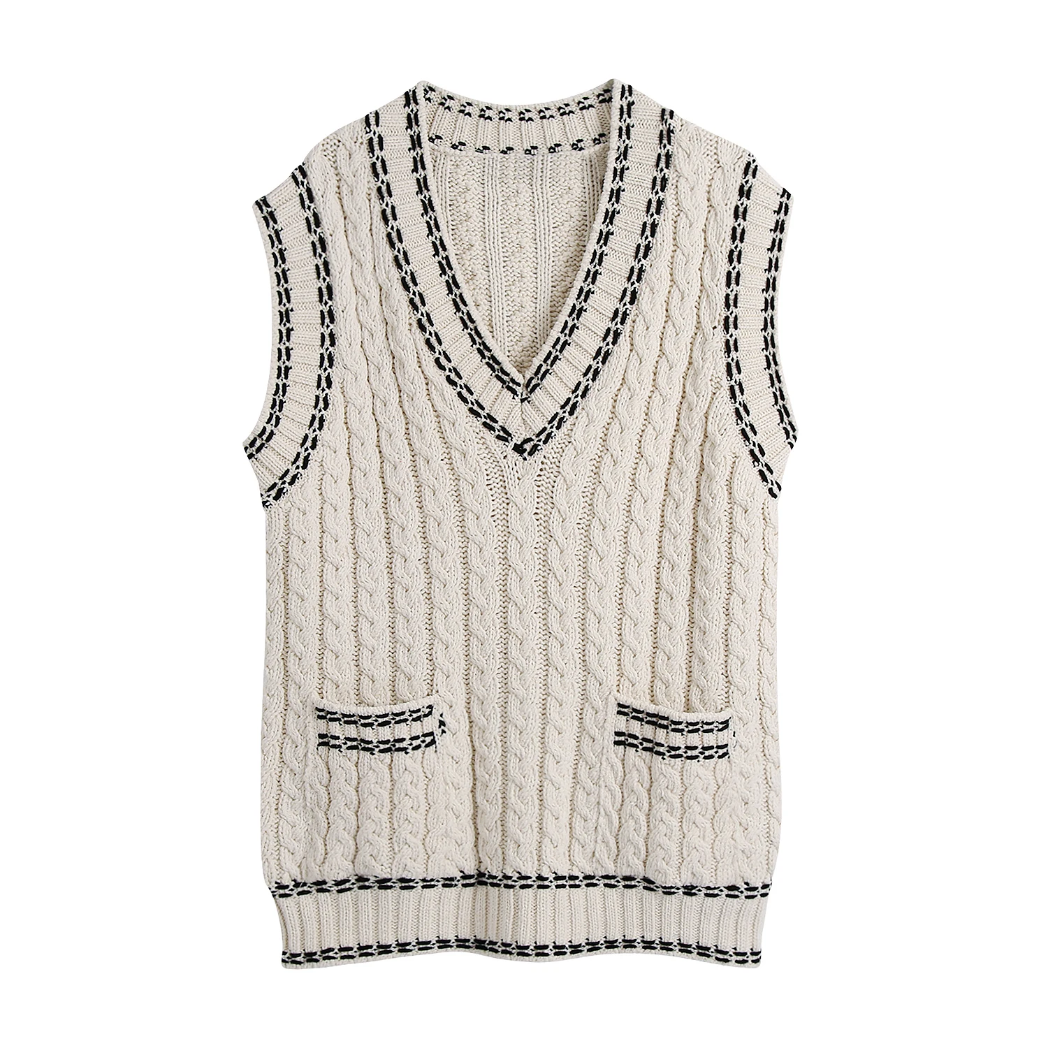 

JC·KILIG 2021 new stitch decorative knit vest B1936