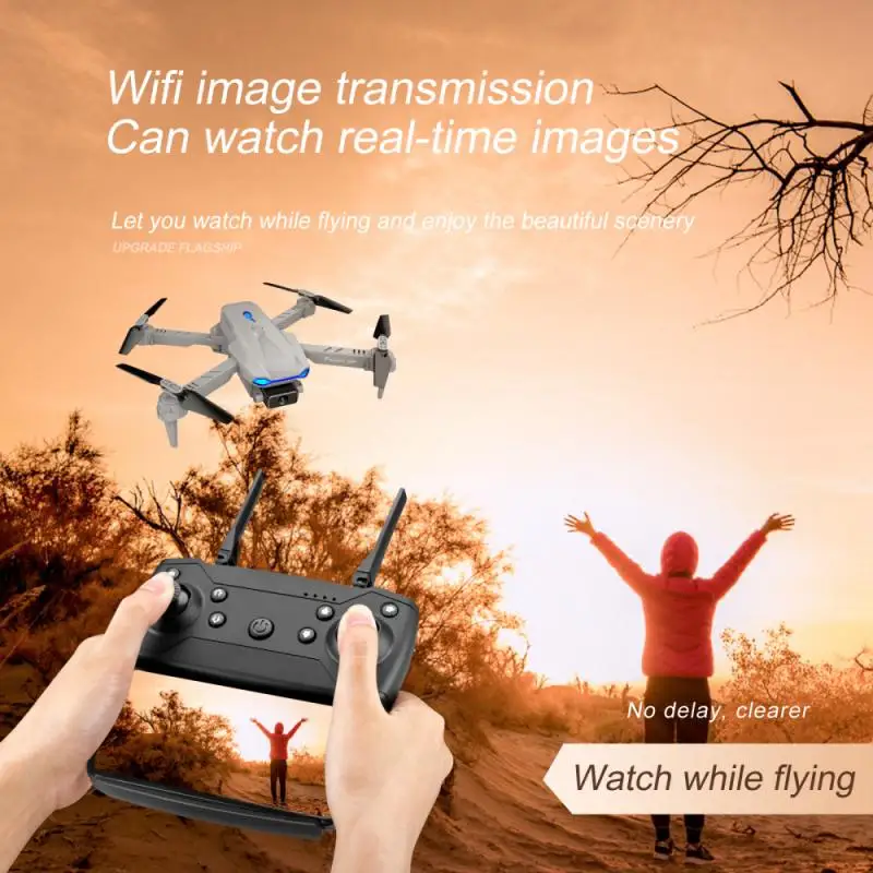 дрон s89 pro с двойной камерой 4k hd 1080p wi fi fpv