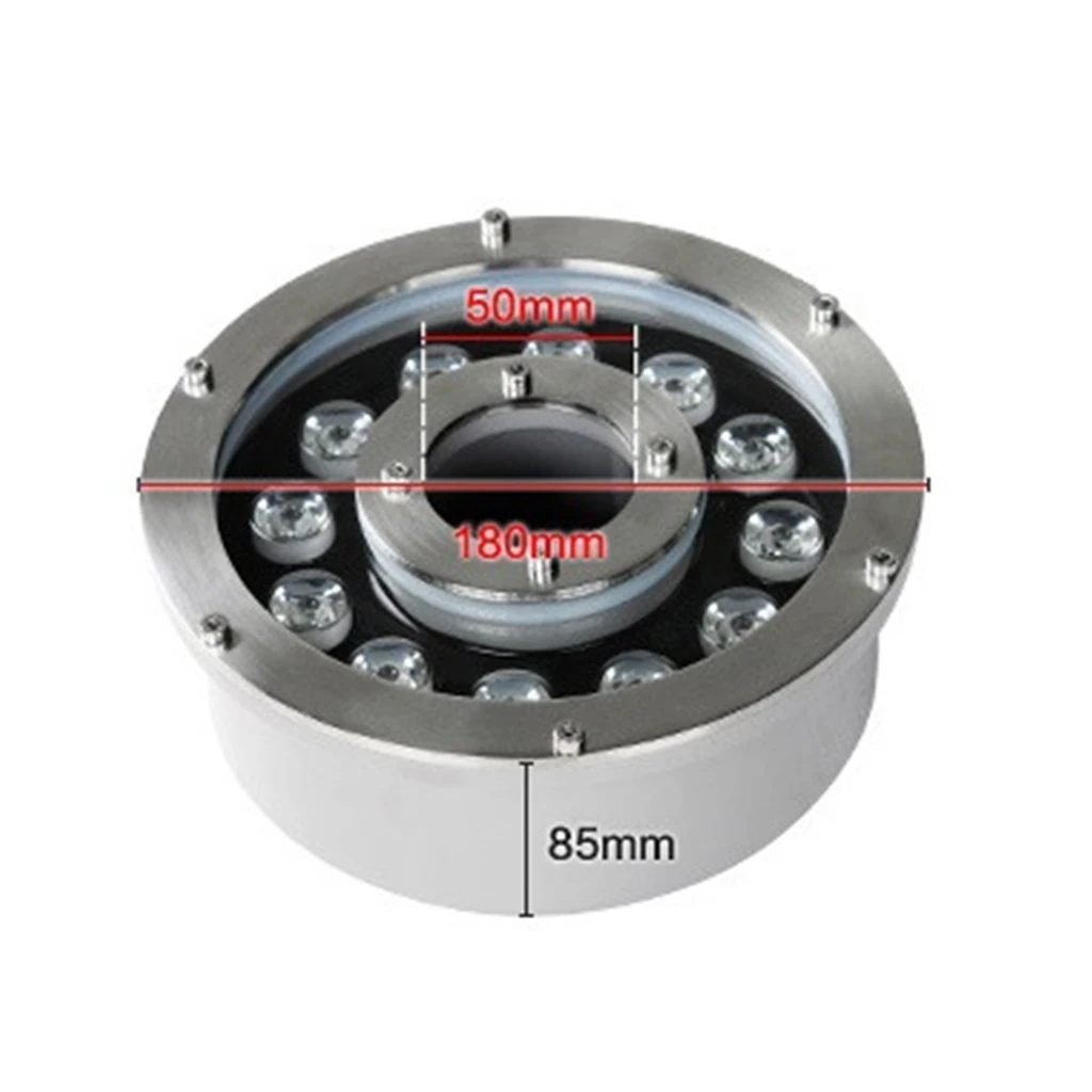 9 Вт 12 36 светодиодный фонтан лампы 24V IP68 круглый подводный светильник s DMX512 RGB Цвет