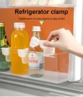 4 шт., прозрачные пластиковые разделители для холодильника