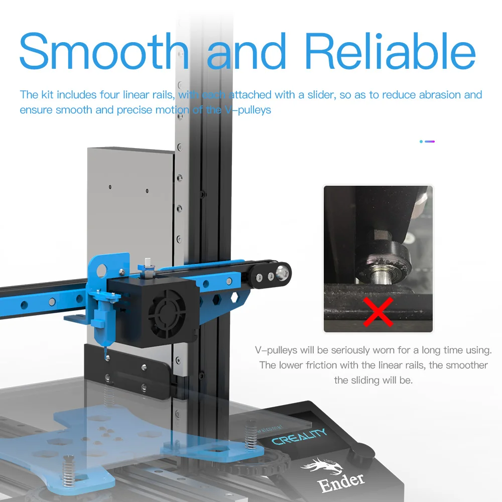 CREALITY 3D Linear комплект направляющих с датчиком автоматического выравнивания