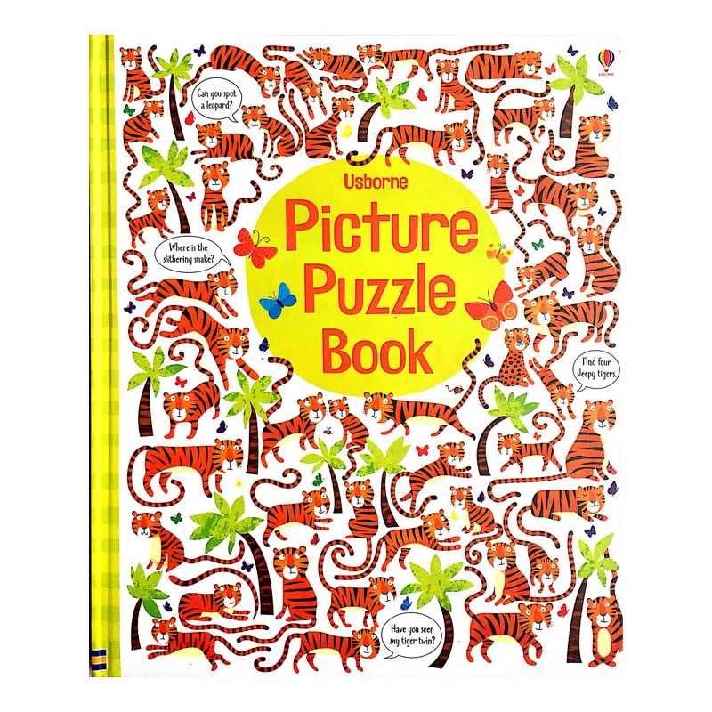 4 BOOKS /SET   Usborne Picket Puzzle Book   Original English Reading Children's Books enlarge