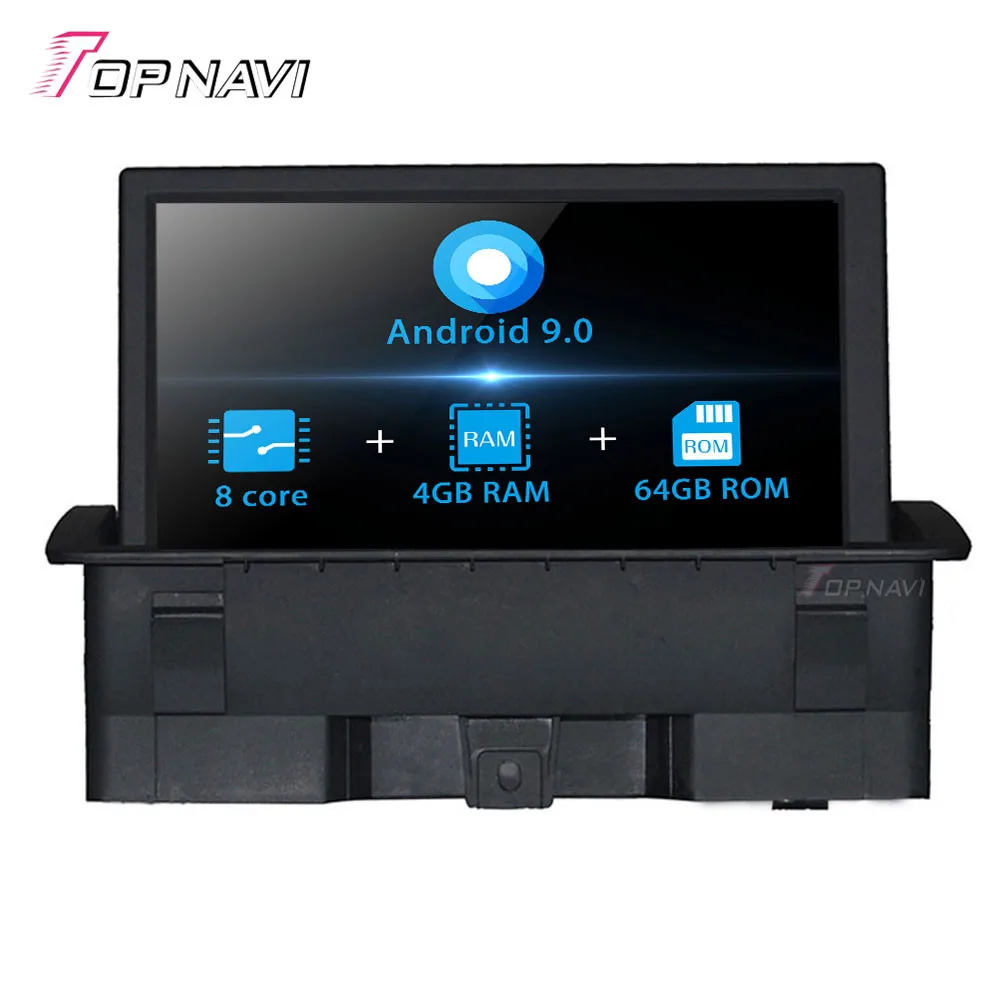 

Android 9.0 Car Radio Player For Audi A1 2010- Stereo Auto Car GPS Navigation Radio 2 Din Fit For Original with WIFI Bluetooth