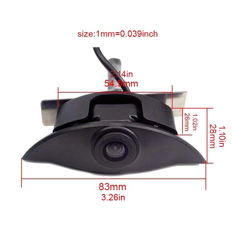 $89.60 HD Car CCD Front View Camera Night-Vision Parking Camera For Volvo SL40 SL80 XC60 XC90 S40 S80 C70 C30 V40 V50 V60 S80