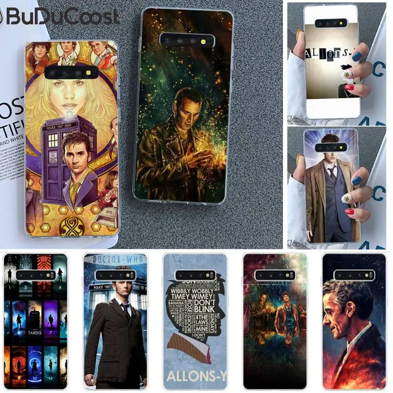 Riccu Tardis чехол для телефона Доктор Кто Давид Samsung S9 plus S5 S6 S7 edge S8 S10 plus|Бамперы| |