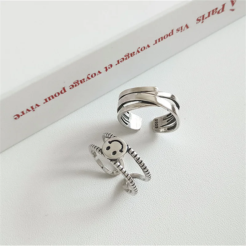 Женское кольцо с двумя указательными пальцами FFLACELL в стиле ретро панк хип