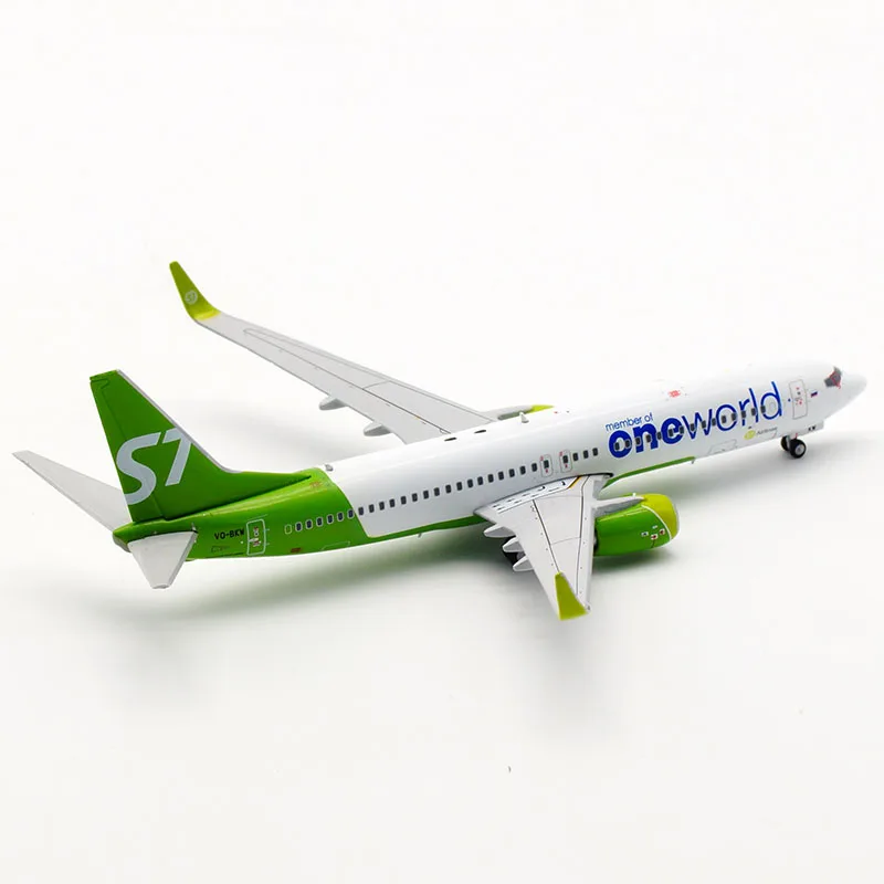 Россия 10 см Boeing B737 800 LH4086 S7 сибирская авиакомпания 1/400 Масштаб Модель самолета