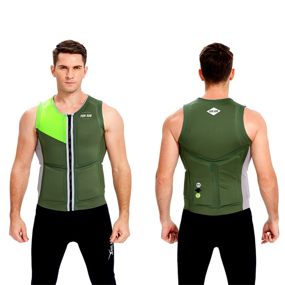 

Outdoor Rafting Neoprene Life Jacket Adult Safety Life Vest Water Sports Fishing Kayaking Boating Swimming Drifting Tight Wear