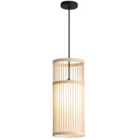 new chinese style small chandelier single head restaurant home stay zen tea room japanese bedside bamboo weaving lamp