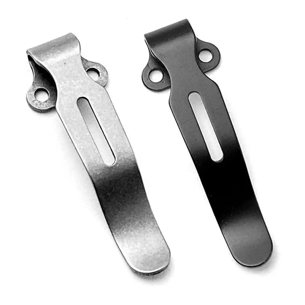 

1PC Universal Steel Wire Back Clips Steel Folding Pocket Back For Knife DIY Clip Tool Back Accessories Custom Knife Holder J1G0