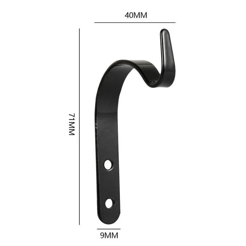 

4pcs/set Professional Balcony Plant Flower Pot Wrought Hooks Holder Wall-Mounted Garden Iron Bracket Basket Decoration Hang L1B8