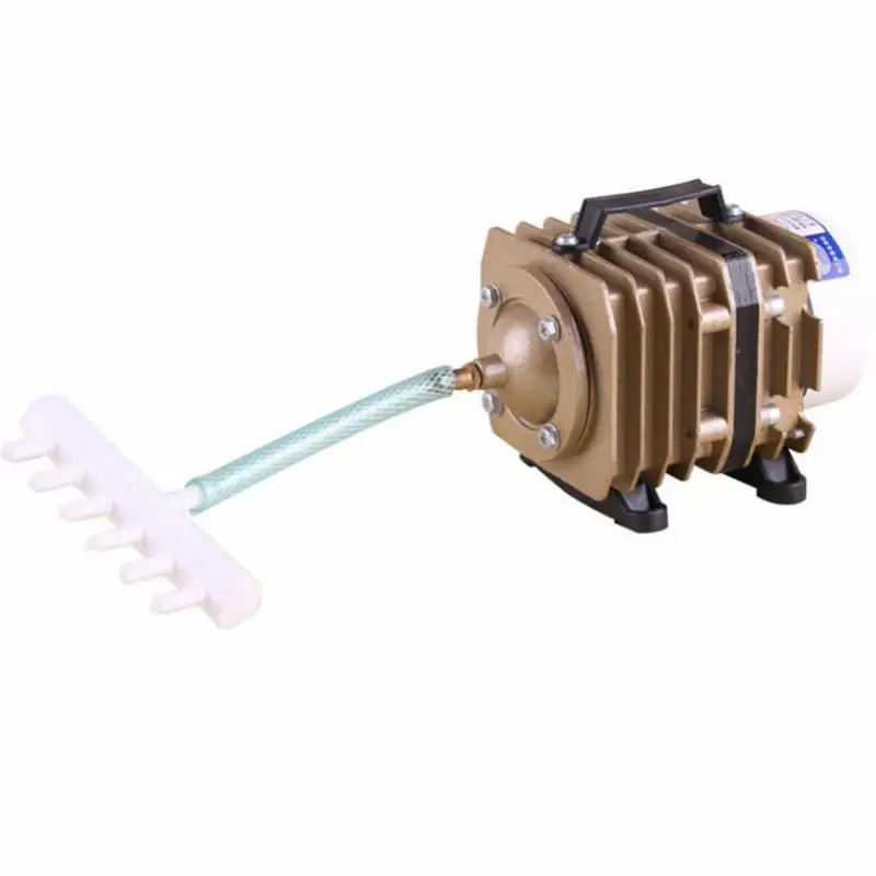 Аквариумный электромагнитный воздушный компрессор кислородный насос с