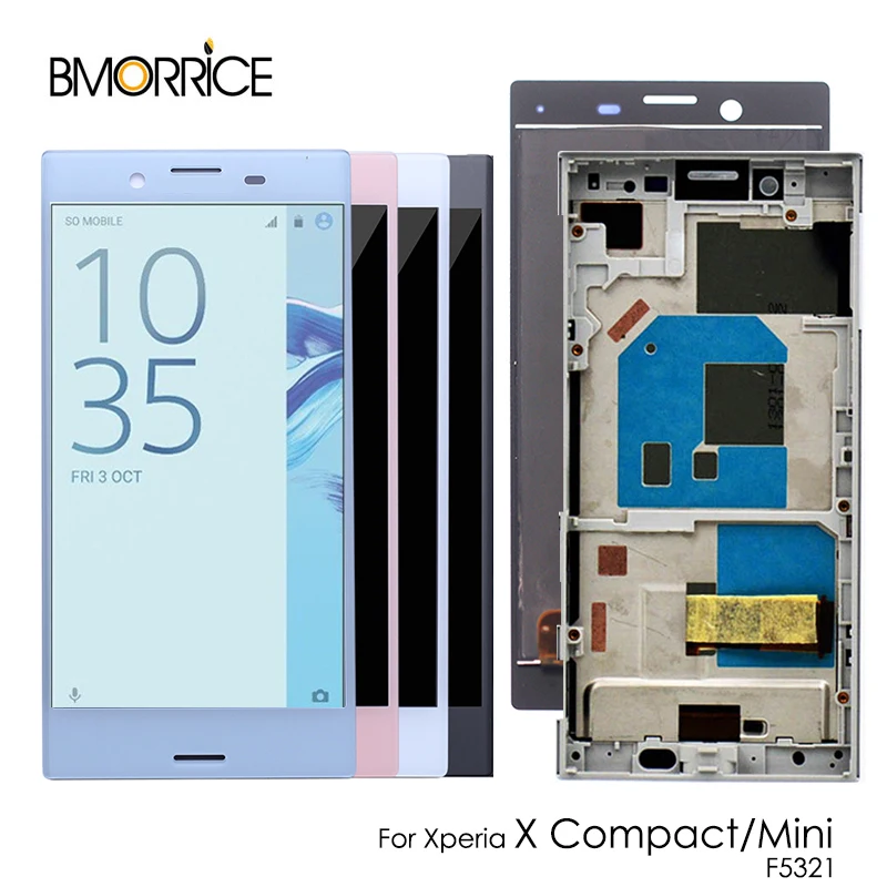 ЖК-дисплей для Sony Xperia X Compact MINI F5321 сенсорный экран дигитайзер сенсор в сборе без