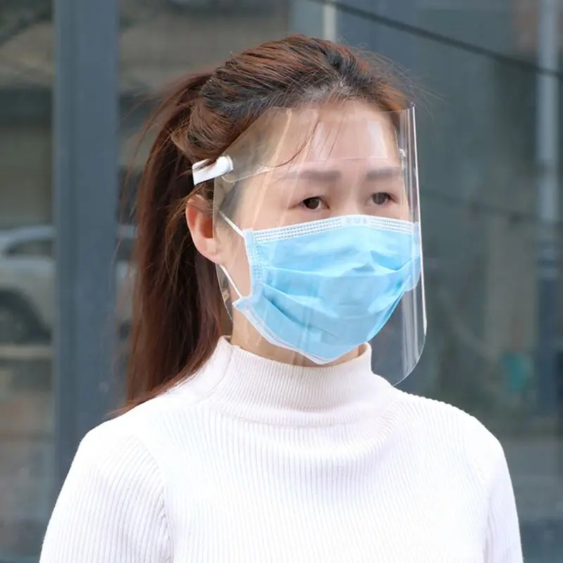 Прозрачная Пыленепроницаемая защитная маска на все лицо защитный козырек|Маски|
