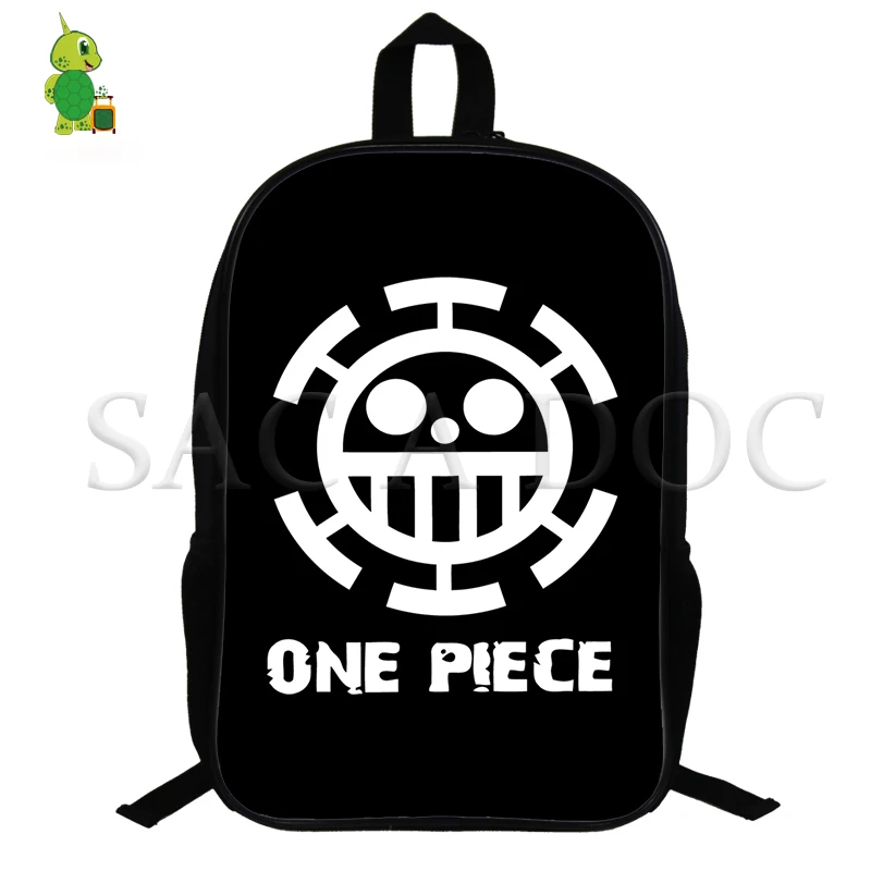 Аниме one piece D. luffy рюкзак для мальчиков и девочек Mochila школьные сумки для подростков 14,5 дюймов Рюкзак на заказ дорожные сумки - Цвет: 16